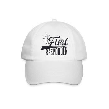 First Responder - Baseballkappe - Weiß/Weiß - Vorne