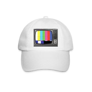 tv Signal - Baseballkappe - Weiß/Weiß - Vorne