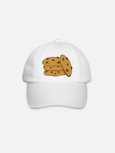 Cookie - Baseballkappe - Weiß/Weiß