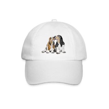 Basset - Baseballkappe - Weiß/Weiß - Vorne