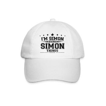 Simon - Baseballkappe - Weiß/Weiß - Vorne