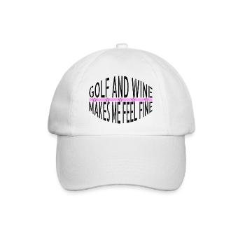 birthday present idea funny sayings gift idea - Baseballkappe - Weiß/Weiß - Vorne
