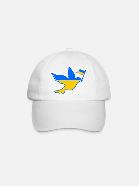 UKRAINE - Baseballkappe - Weiß/Weiß