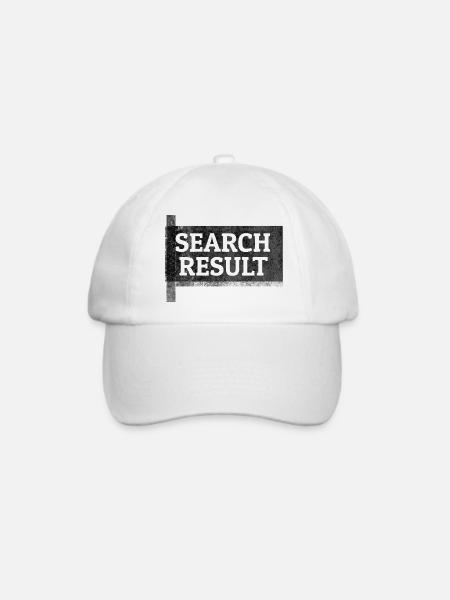 searchresult - Baseballkappe - Weiß/Weiß