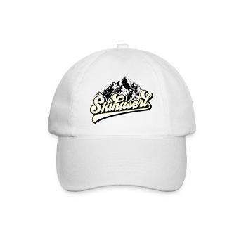 Farben änderbar | Skihaserl - Baseballkappe - Weiß/Weiß - Vorne