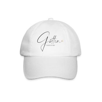 Göttin undercover Strahlende Göttin M K Eyelneiri - Baseballkappe - Weiß/Weiß - Vorne
