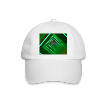 LED Flur Geschenk & Geschenkidee - Baseballkappe - Weiß/Weiß - Vorne