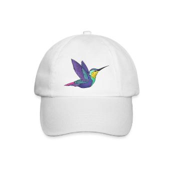 Kolibri - Baseballkappe - Weiß/Weiß - Vorne