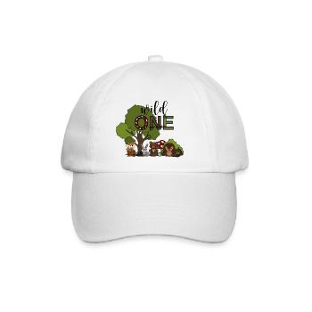 Wild one - Baseballkappe - Weiß/Weiß - Vorne