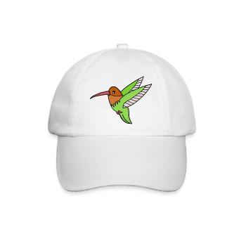 Ein süßer Kolibri - Baseballkappe - Weiß/Weiß - Vorne