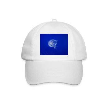 Qualle - Baseballkappe - Weiß/Weiß - Vorne