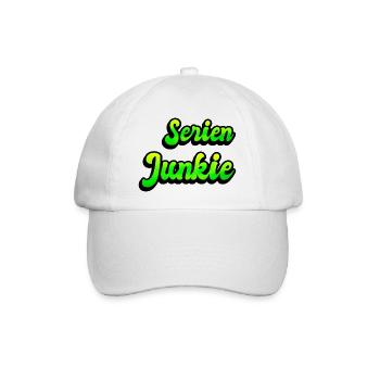 Serien Junkie - Baseballkappe - Weiß/Weiß - Vorne