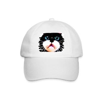 Cracy cat 7 - Baseballkappe - Weiß/Weiß - Vorne