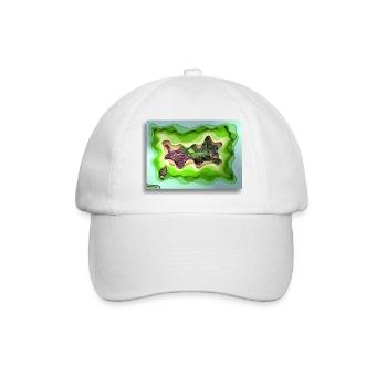 Wonderland - Baseballkappe - Weiß/Weiß - Vorne
