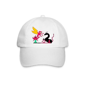 Der Kampf - Baseballkappe - Weiß/Weiß - Vorne