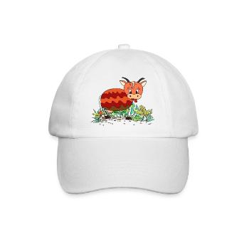 Kuh - Baseballkappe - Weiß/Weiß - Vorne