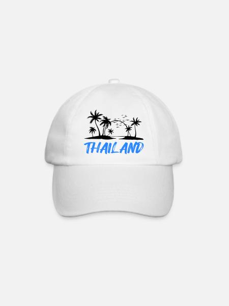 thailand - Baseballkappe - Weiß/Weiß
