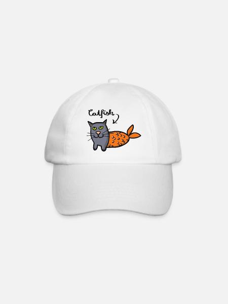 catfish - Baseballkappe - Weiß/Weiß