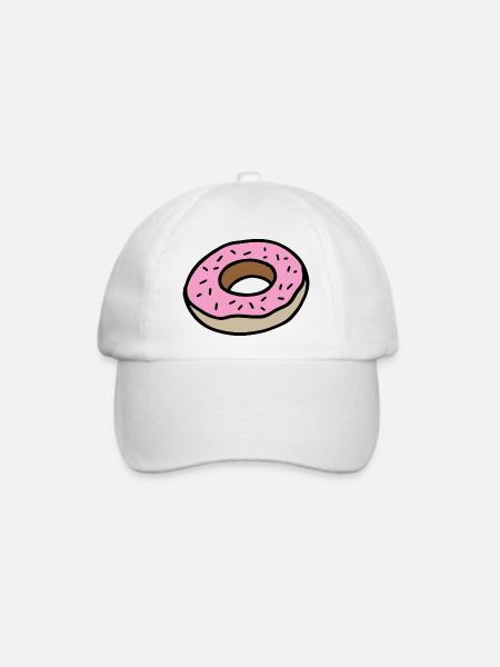 Donut - Baseballkappe - Weiß/Weiß