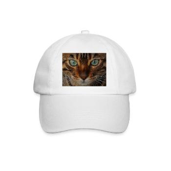 Katzenaugen, Isibat - Baseballkappe - Weiß/Weiß - Vorne