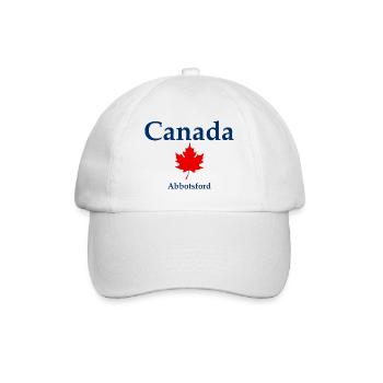 Abbotsford - British Columbia - Canada - Kanada - Baseballkappe - Weiß/Weiß - Vorne