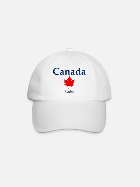Regina - Saskatchewan - Canada - Kanada - Baseballkappe - Weiß/Weiß