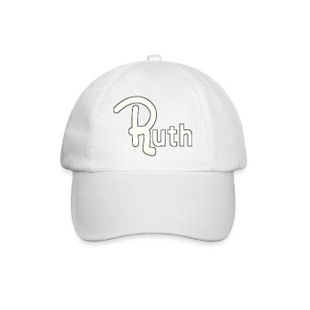 Ruth - Baseballkappe - Weiß/Weiß - Vorne
