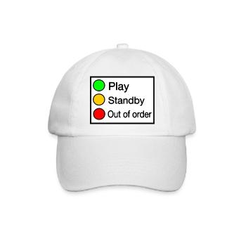 Zustaende - Baseballkappe - Weiß/Weiß - Vorne
