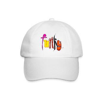 Funky - Baseballkappe - Weiß/Weiß - Vorne