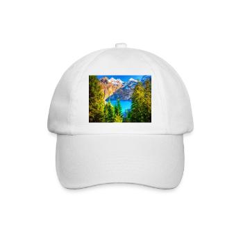 ALPEN PERLE - Baseballkappe - Weiß/Weiß - Vorne