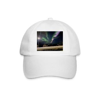 Aurora-Nordlichter - Baseballkappe - Weiß/Weiß - Vorne