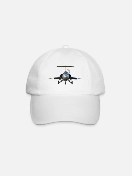 F-104 Starfighter - Baseballkappe - Weiß/Weiß
