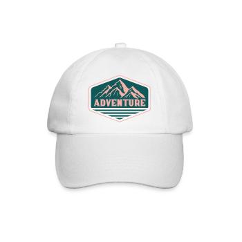 Adventure - Baseballkappe - Weiß/Weiß - Vorne