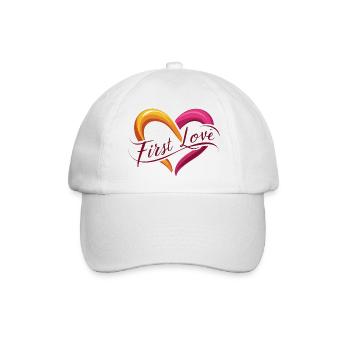 ERSTE LIEBE - Baseballkappe - Weiß/Weiß - Vorne
