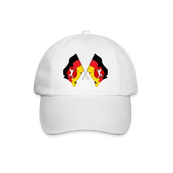 Vaggen durchquerte Niedersachsen - Baseballkappe - Weiß/Weiß - Vorne