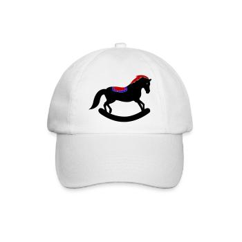 rocking horse - Baseballkappe - Weiß/Weiß - Vorne