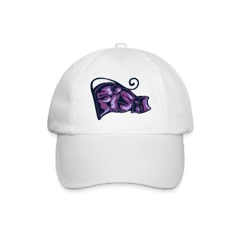 Graff Katze - Baseballkappe - Weiß/Weiß - Vorne