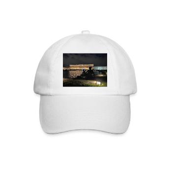 Schloss Versailles bei Nacht - Baseballkappe - Weiß/Weiß - Vorne