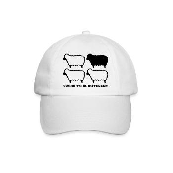 DIFFERENT SHEEP - 1C - Baseballkappe - Weiß/Weiß - Vorne