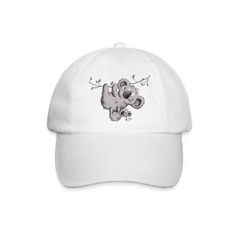 Drolliger Koala Bär Mit Koala Baby - Baseballkappe - Weiß/Weiß - Vorne