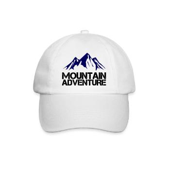 Mountain Adventure - Baseballkappe - Weiß/Weiß - Vorne