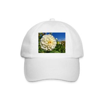 Dahlie (auf Deutsch Dahlie) Dahlie - Baseballkappe - Weiß/Weiß - Vorne