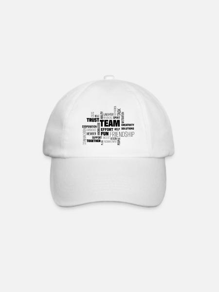 Team - Baseballkappe - Weiß/Weiß