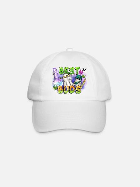 Die besten Knospen - Baseballkappe - Weiß/Weiß