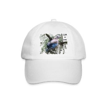 Eichelhäher Corvidae - Baseballkappe - Weiß/Weiß - Vorne