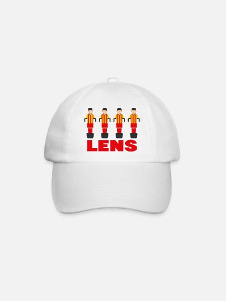 Linse - Baseballkappe - Weiß/Weiß