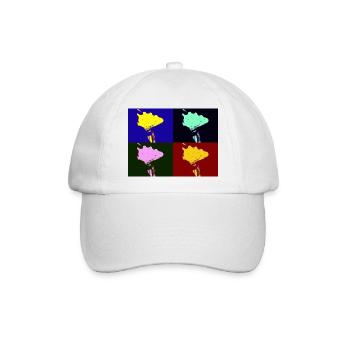 Shell Imagination - Baseballkappe - Weiß/Weiß - Vorne