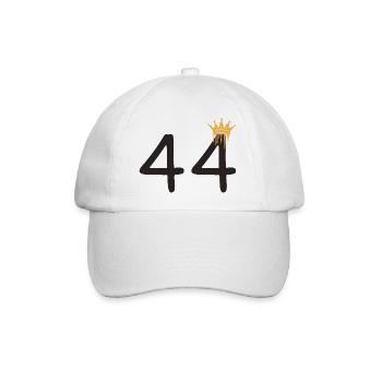 44 - Baseballkappe - Weiß/Weiß - Vorne