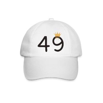 49 - Baseballkappe - Weiß/Weiß - Vorne