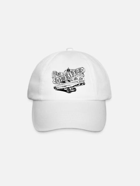 E.S.C. Lowrider - Baseballkappe - Weiß/Weiß